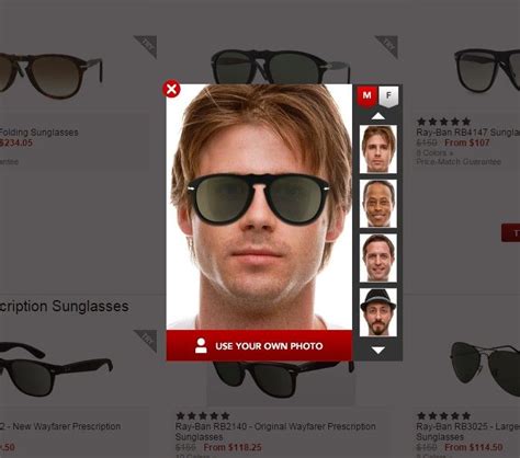 prescription sunglasses virtual try on.